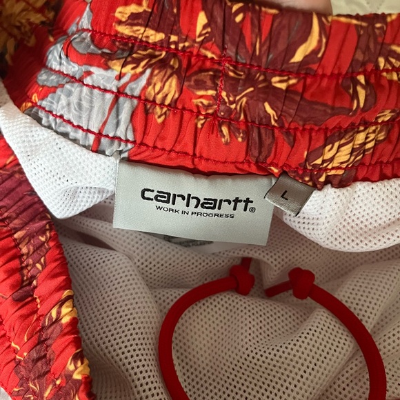 Carhartt Red Drift Swim Trunks - Picture 4 of 6